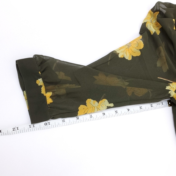 Madewell Effie Floral Woven Wrap in XXS - Picture 9 of 16